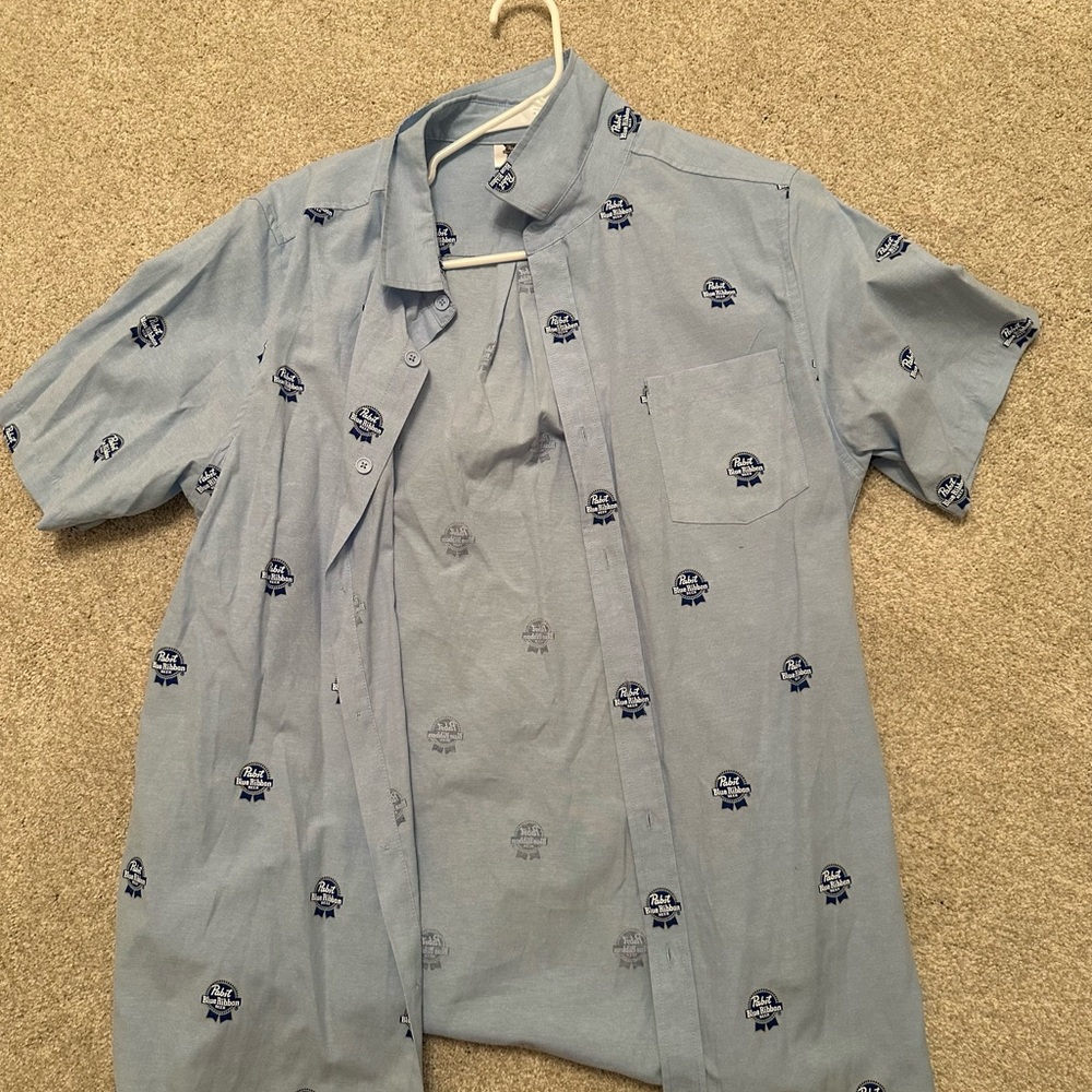 💙mens oversized PBR button down